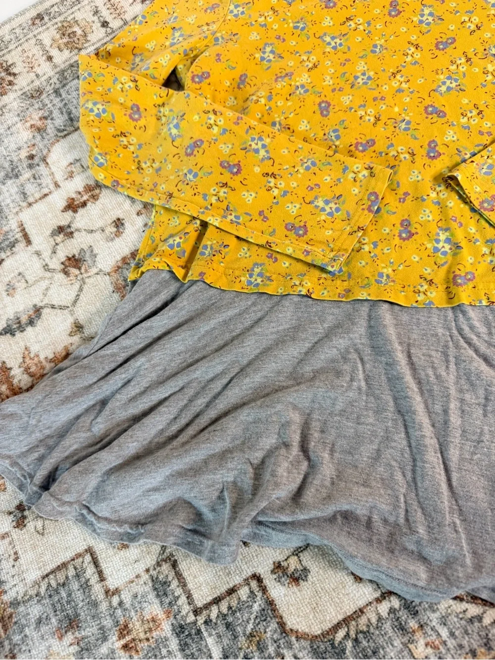 Matilda Jane Floral Hooded Long Sleeve Shirt